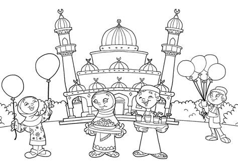 Gambar mewarnai masjid nabawi masjid adalah tempat beribadah umat muslim. 50 Gambar Mewarnai Seru dan Menarik Bagi Anak Anak