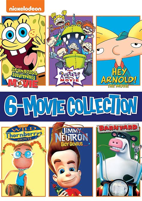 Nickelodeon movies est une branche de production de films pour la chaîne câblée nickelodeon destinée aux enfants lancée en 1995. Nickelodeon 6-Movie Collection | Encyclopedia SpongeBobia ...