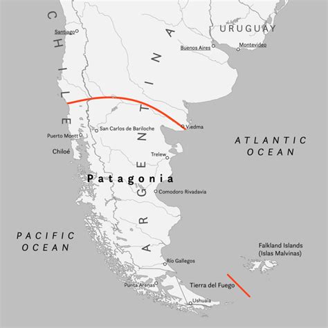 Patagonia Geographic Region Argentina Chile Lac Geo