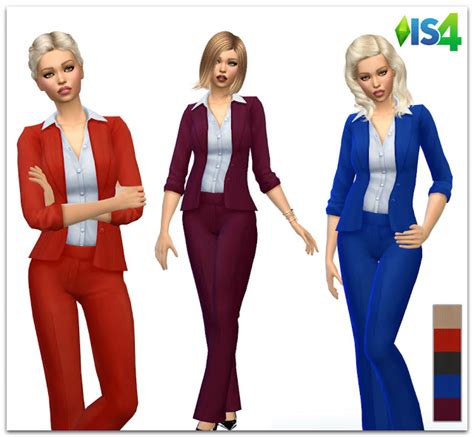 Sims 4 Women Suit