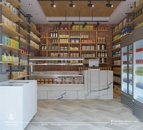 Mini Market On Behance Grocery Store Design Retail Store Interior