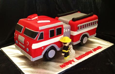 Fire Truck Cake