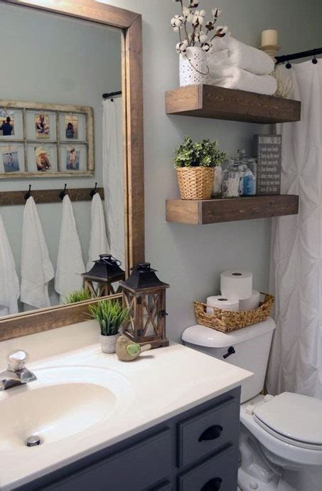 Simple Small Bathroom Decor Brings The Ease Inside Of It Roohome