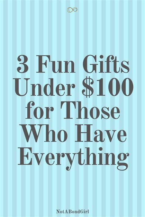 But that doesn't work for everyone. 3 Unique Gift Ideas to Give Someone Who Has Everything ...