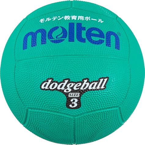 Molten D3g Dodgeball Rubber No 3 Ball Green Au Toys