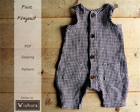 Baby Romper Pattern Pdf Sewing Pattern With Step By Step Etsy