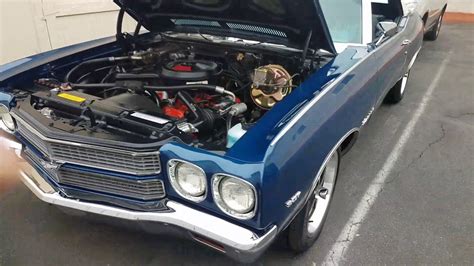 1970 Chevelle Convertible Startup And Running Youtube