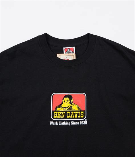 Ben Davis Classic Logo T Shirt Black Flatspot