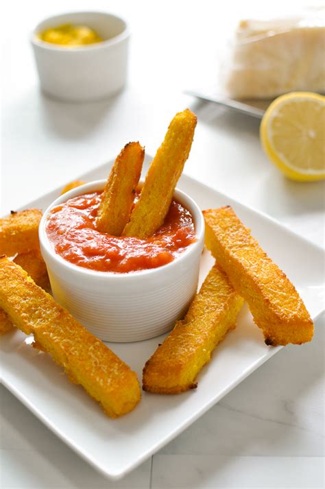 We've loads of polenta recipes, whether you want a simple side dish of creamy polenta, or want to experiment with cornmeal and make polenta cakes, muffins and more. Baked Parmesan Polenta Fries - Food Recipes HQ
