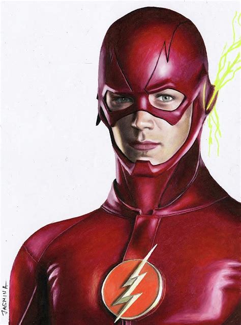The Flash Fanart Drawing By Jasmina Susak