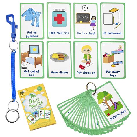 Daily Routine Flash Cards For Visual Sequencing By Hi