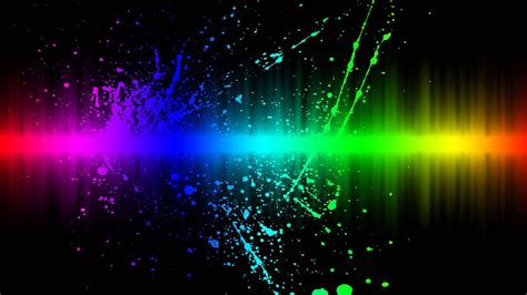 Download Rainbow Line Coolest Desktop Wallpaper