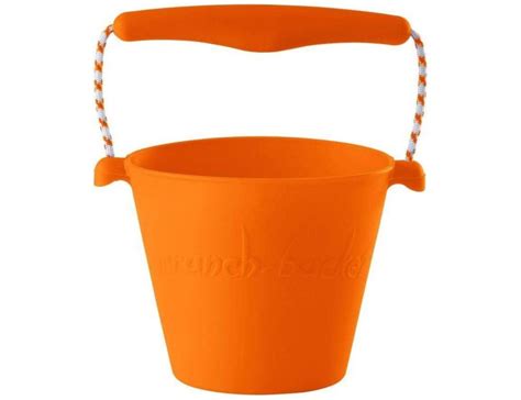 Silicone Bucket Orange Foldable Chick A Dees