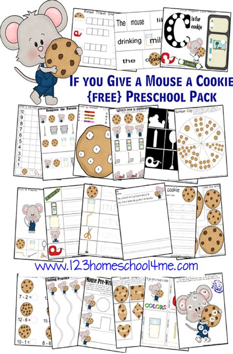 Download Free If you Give a Mouse a Cookie Printable Pack | Free ...