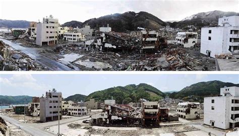 The earthquake stirred up the deadliest tsunami in world history, so powerful that the waves caused loss of life on the coast of africa and were even detected on the east. Before And After Pictures of Japan's Tsunami Cleanup ...