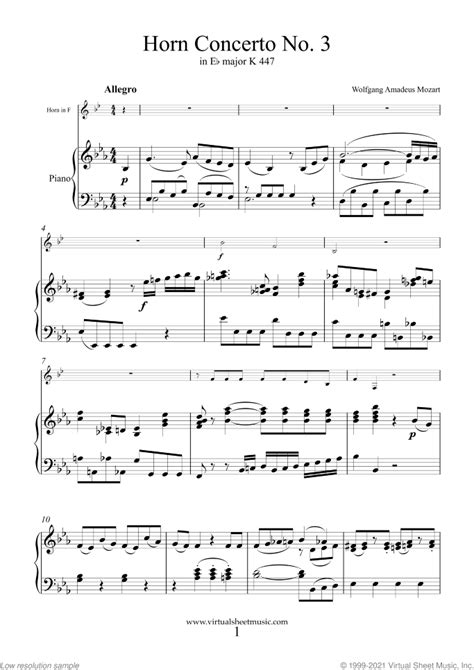 Mozart Horn Concerto Cadenza Pdf Ubicaciondepersonas Cdmx Gob Mx