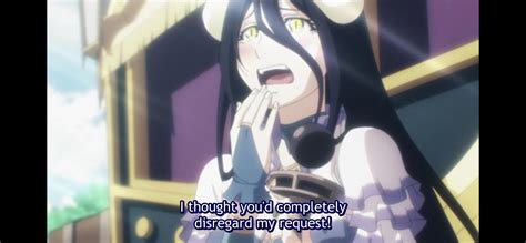 did albedo cry tears of joy or sadness her sentence confuses me r overlord