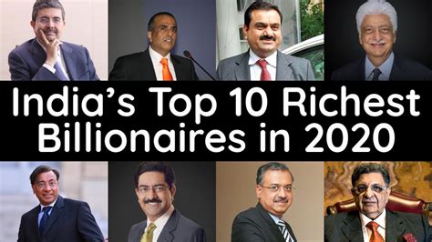 Indias Top 10 Richest Billionaires In 2020 Forbes List World Of