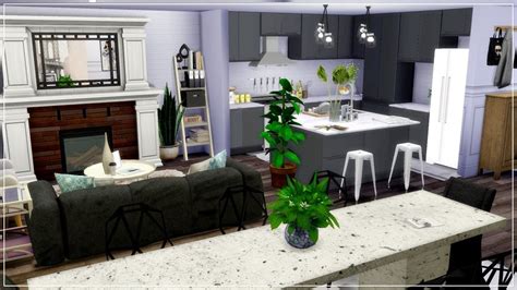 The Sims 4 Urban New York Loft Apartment Speed Build Download