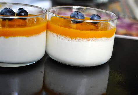 Cooking with Meena Mango Panna Cotta with Agar Agar