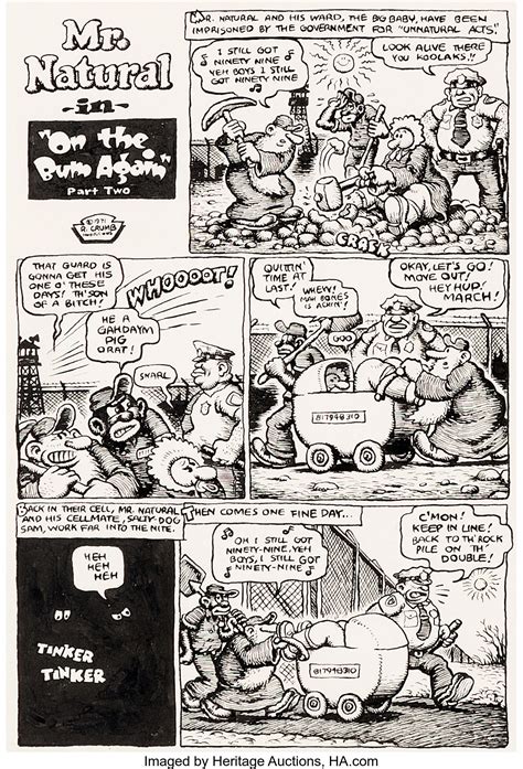 Robert Crumb Mr Natural 2 Complete 6 Page Story Original Art San