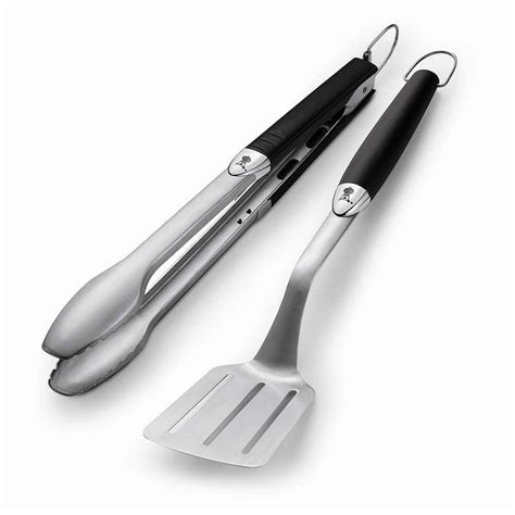 Weber Stainless Steel 2 Piece Bbq Tool Set The Home Depot Canada