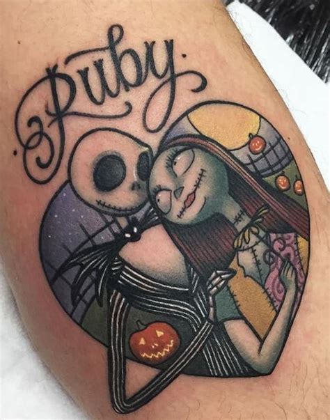 Jack And Sally Tattoo Ideas ~ 100 Unique Jack And Sally Tattoos The