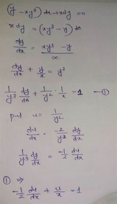 what is the process for finding the general solution of 3x 2 y dx x 2y x dy 0 is the