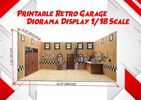 Printable Garage Diorama