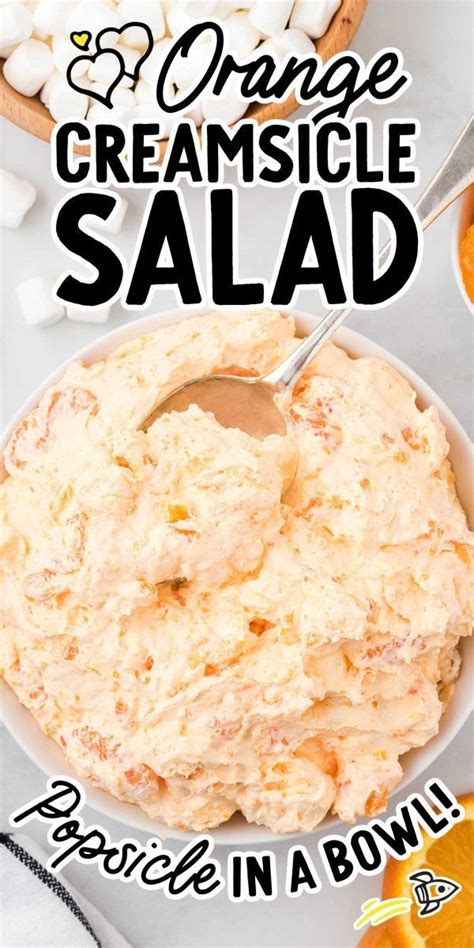 This Delicious Orange Creamsicle Salad Is Full Of Silky Pudding