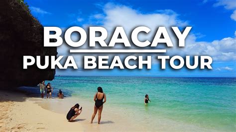 Best Beach In Boracay Island Puka Beach Summer 2022 Boracay Aklan Philippines 4k Youtube