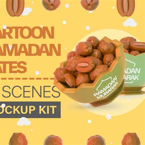 Cartoon Ramadan Dates Kit