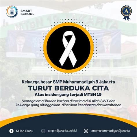 Turut Berduka Cita Smp Muhammadiyah 9 Jakarta