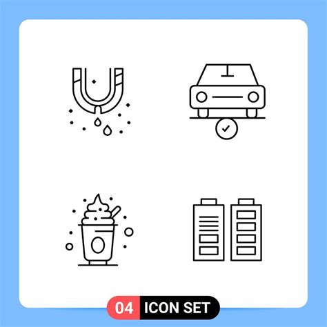 Line Black Icon Pack Outline Symbols For Mobile Apps Isolated On