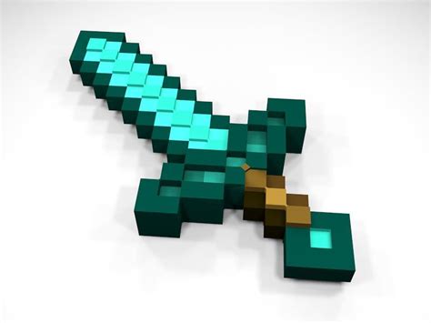You will of course always have rough edges which can look a bit odd from up close, but by following just a few easy steps you'll be able to build circular structures in no time. Minecraft Diamond Sword - Full 3D | Minecraft diamond ...