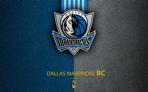 Download Wallpapers Dallas Mavericks 4k Logo Basketball Club Nba