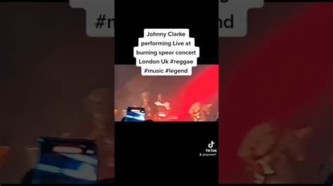 Johnny Clarke Performing Live At Burning Spear Concert Uk 2022 Reggae