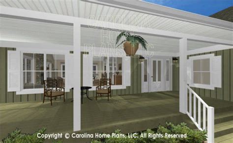 Best home design software for simple projects. MS-2138-AC 3D Covered Front Porch | 3d house plans, House ...