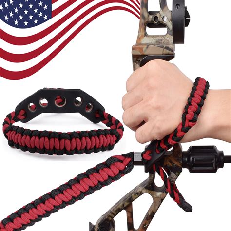 Rope Strap Bow Wrist Sling Compound Bow Hunting Target Adjustable For