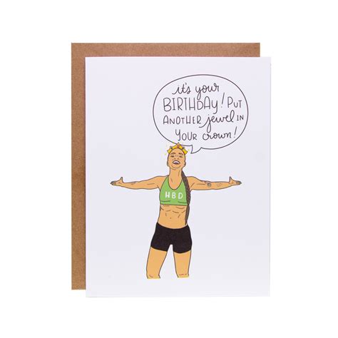 Funny Birthday Card Unique Birthday Card Fitness Birthday Card Workout