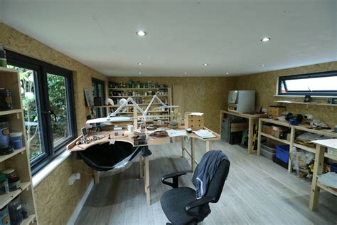 Garden Room Workshop with Unique OSB Walls