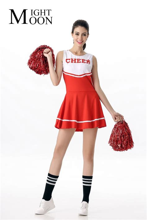 Moonight Lycée Fille Uniforme Glee Pom Pom Girl Robe Fantaisie Costume Pom Pom Girl Tenue 6