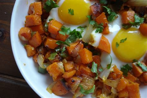 Spicy Sweet Potato Hash W Eggs — Real Food Tastes Good