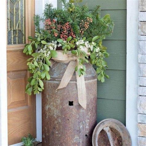33 Dreamy Front Door Flower Pots Design Ideas To Increase Your Home Beauty