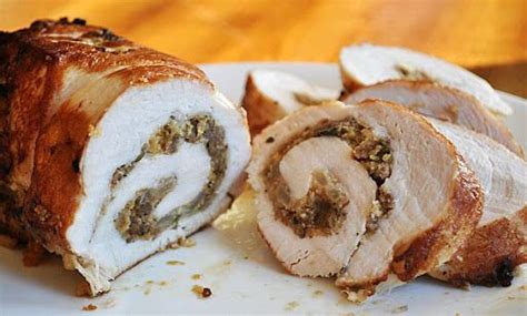Easy Turkey Roulade With Sausage Stuffing Christmas Recipes Easy