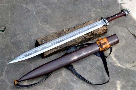 24 Inches Long Blade Hand Forged Norseman Viking Etsy