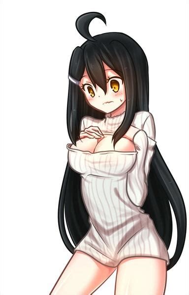 Turtleneck Anime Girl Sweater | CLOUDY GIRL PICS