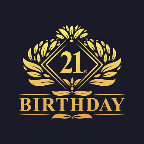 21st Birthday Vector Art Icons And Graphics For Free Download