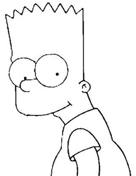 Desenho Do Bart Simpson The Simpsons Clipart Black And White Bart My