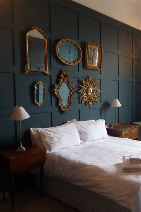 Barton Court Dark Green And Panelled Bedroom Inspirations Home